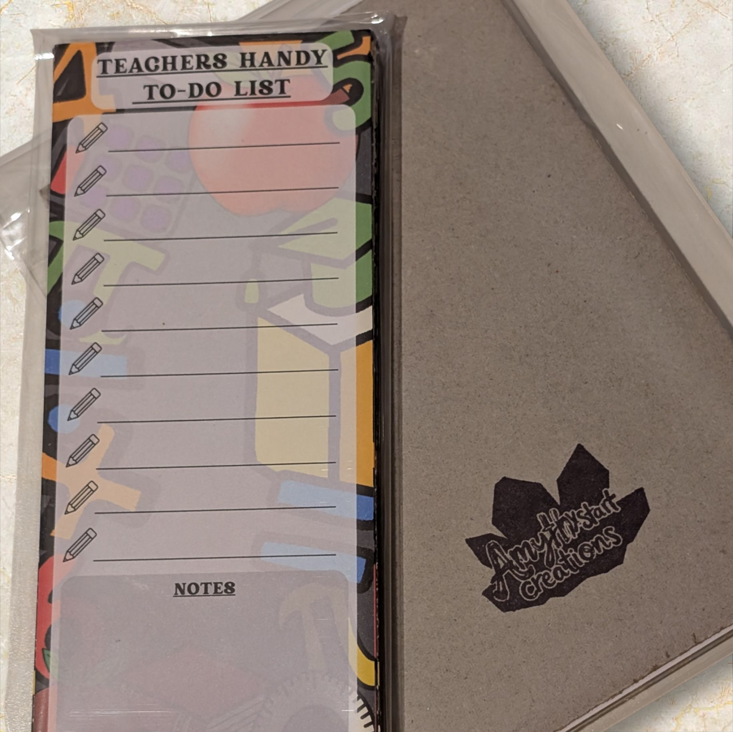 Teachers Handy Notepad 3.5"W x 8"H