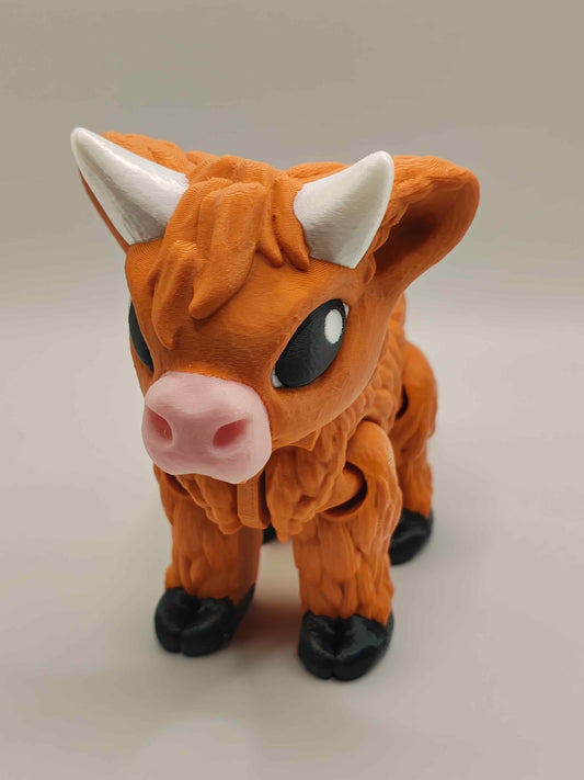 Articulated Highland Cow
