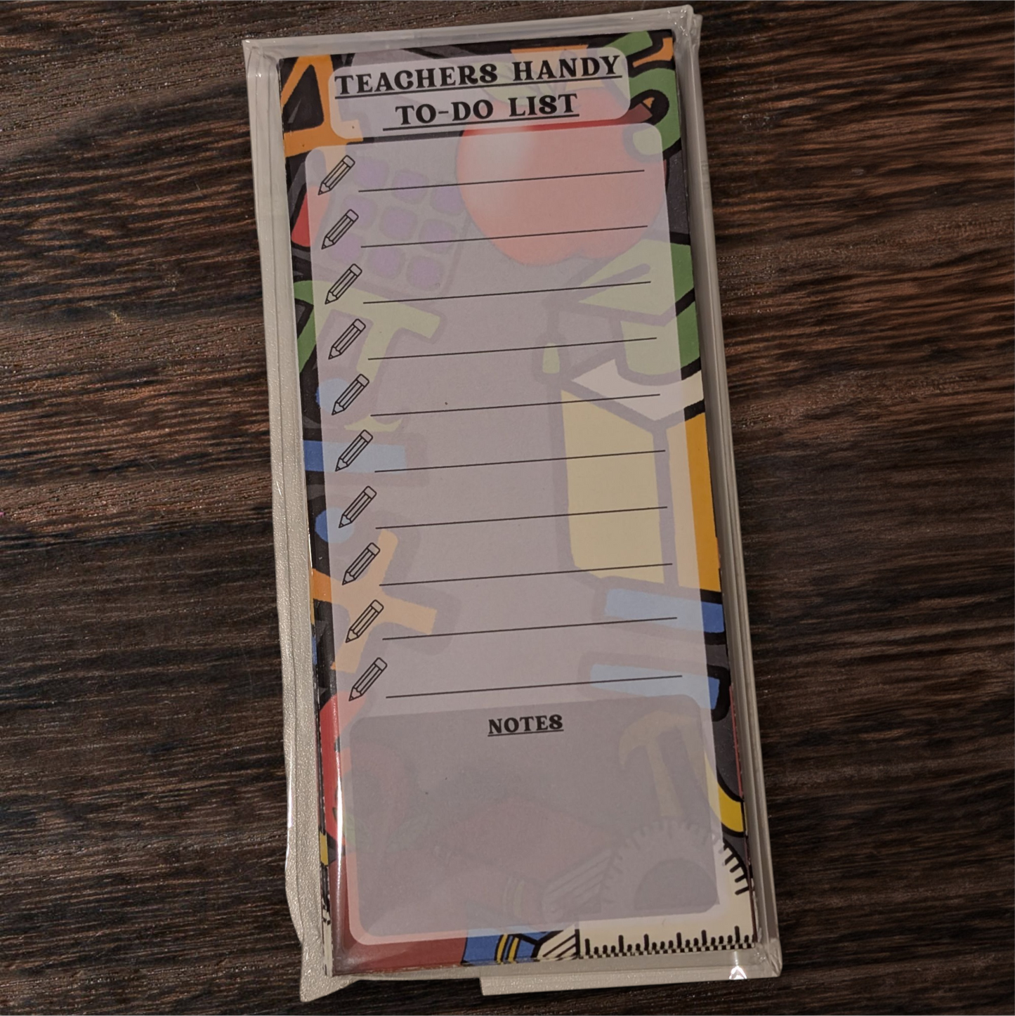 Teachers Handy Notepad 3.5"W x 8"H