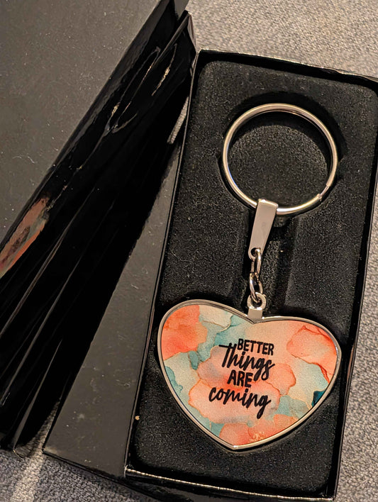 Motivational Quote Keyring